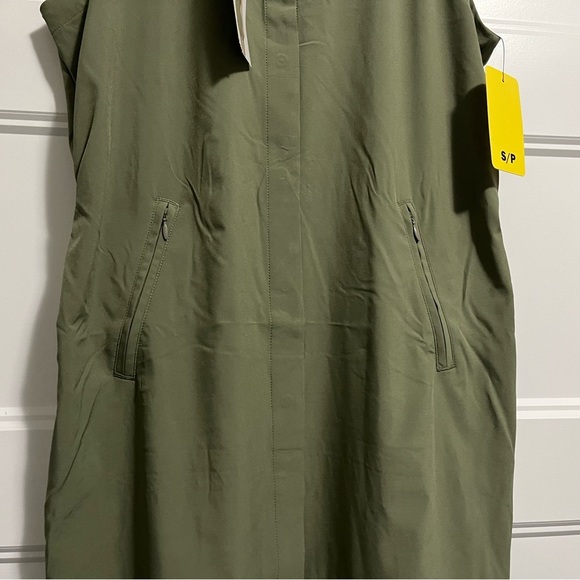 Lole Green Sleeveless Notched Collar Mini Dress (S) - Picture 3 of 8